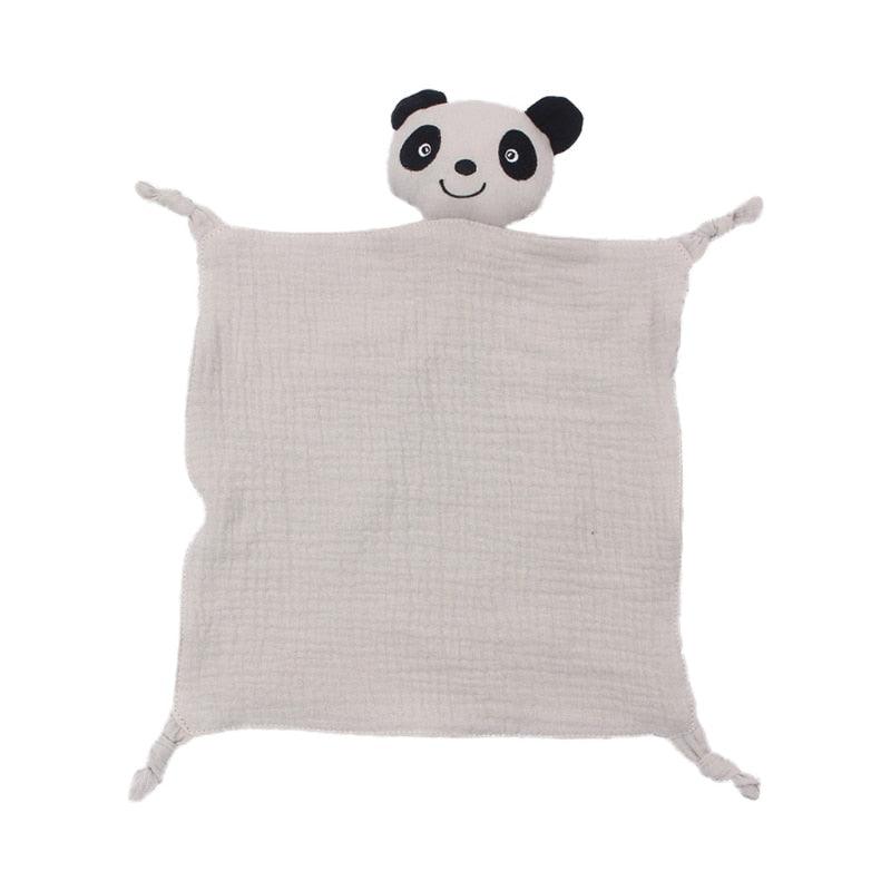 Doudou panda in cotone per neonato