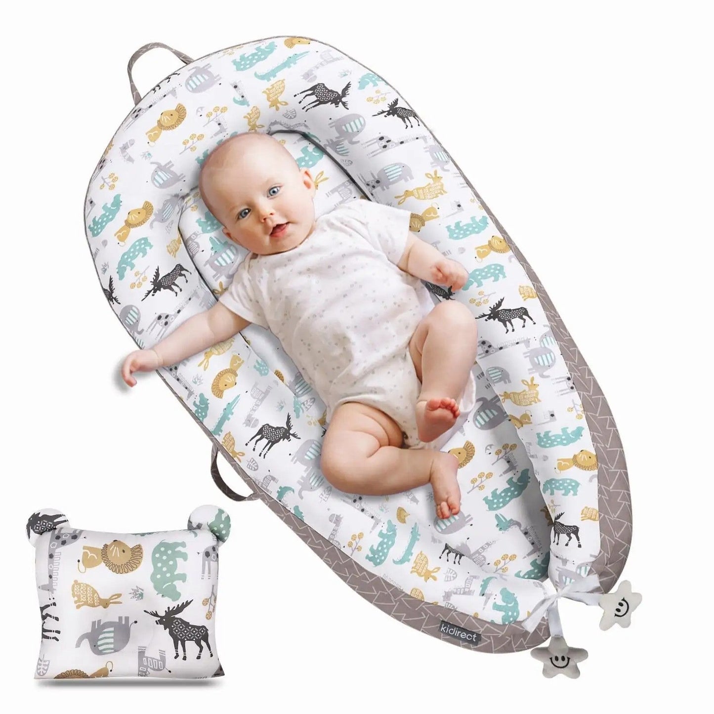 Réducteur de Lit Bébé avec Oreiller
