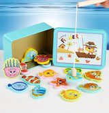 Jouets de Pêche aux poissons magnétiques Montessori