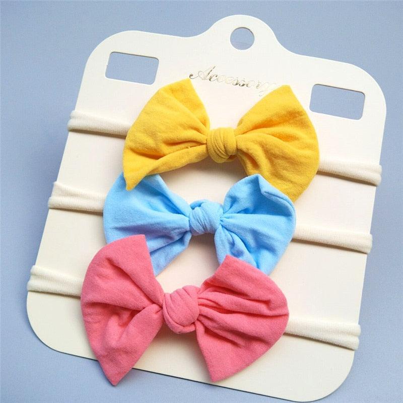 Girls' Summer-Colored Headbands (Set of 3)