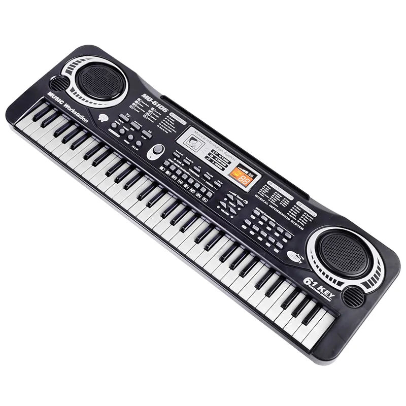 Pianoforte con Microfono per Bambini 61 Tasti