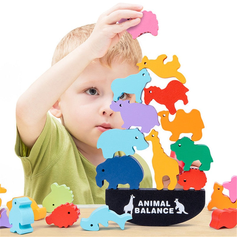Jeu d'équilibre Montessori en Bois