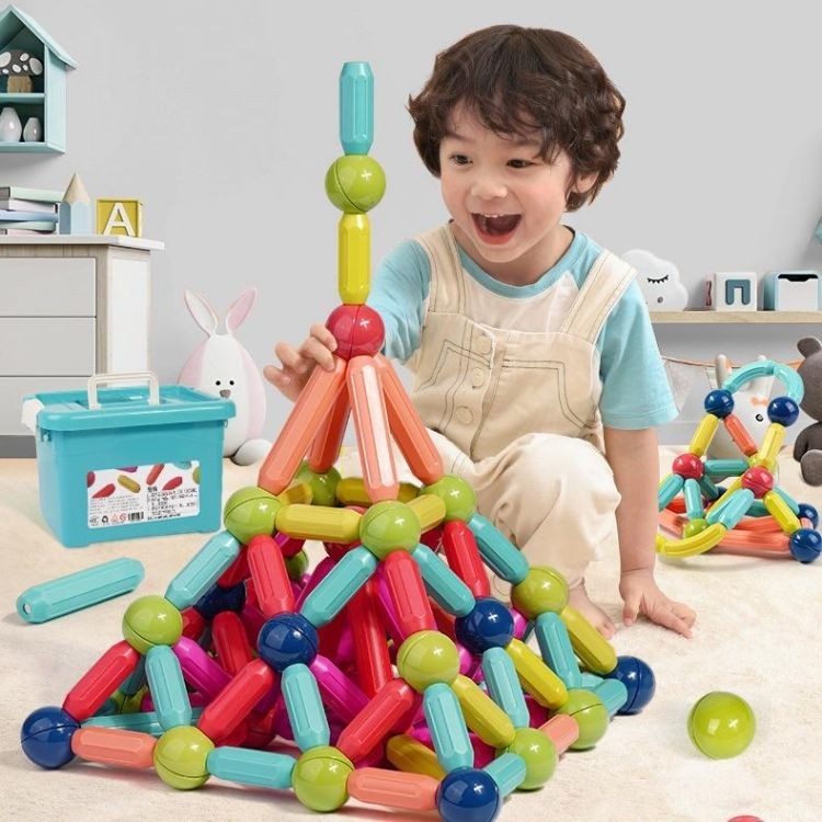 Gioco di Costruzioni Magnetiche per Bambini