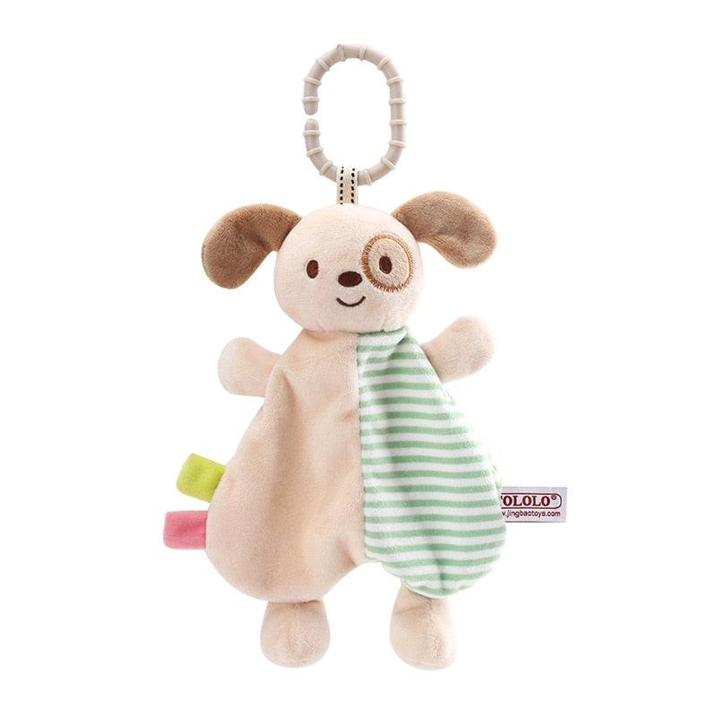 Doudou a forma di animali con sonaglio