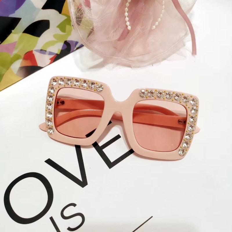 Oversized Diamond Sunglasses for Kids