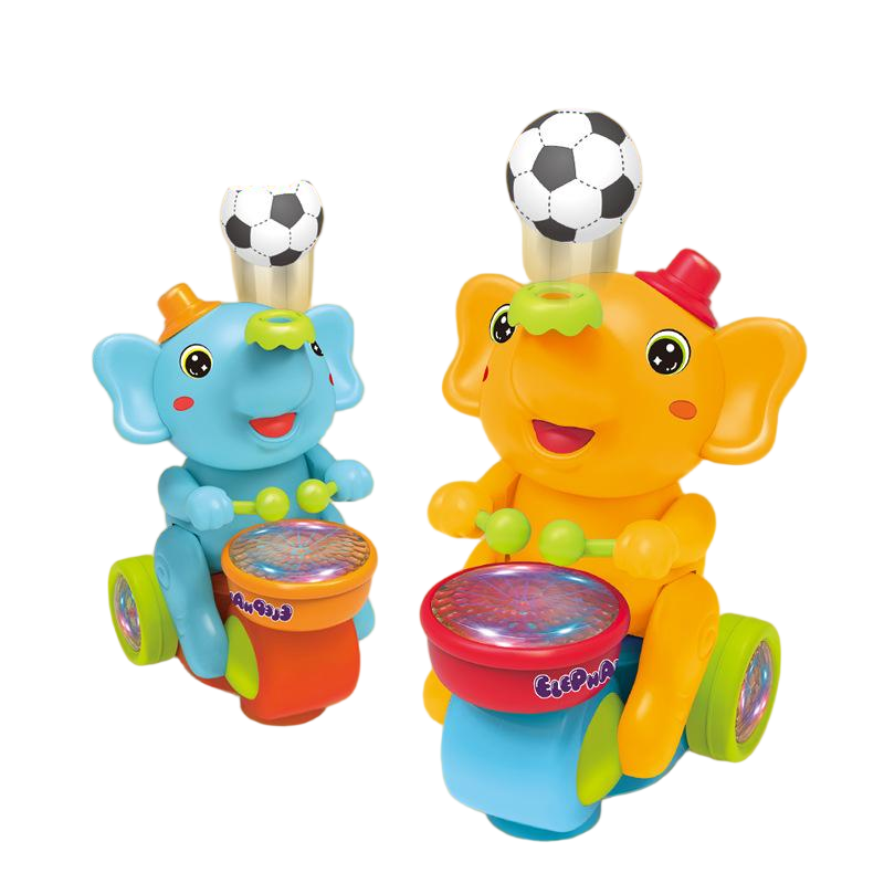 Giocattolo Elefante Musicale Spara Palline per Bambini