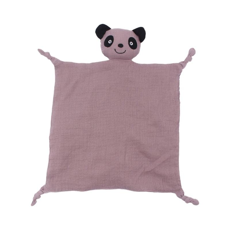Doudou panda in cotone per neonato