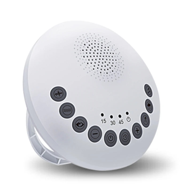 Machine à bruit blanc portable pour bébé – 6 sons naturels et support pliable