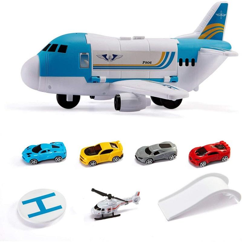 Giocattolo Aereo da Carico per Bambini Trasportatore di Auto