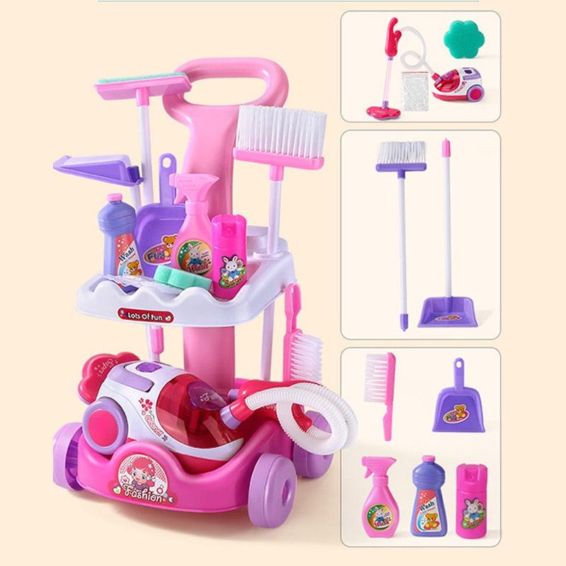 Giocattolo Carrello Pulizie e Aspirapolvere