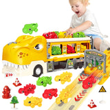 Dinosaur Truck with Cars