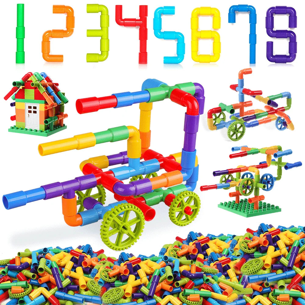 BUILDING TOYS-Tube blocks