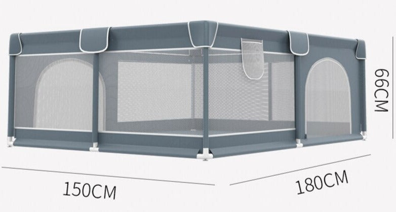 Box Pieghevole per Neonati con Tappeto Rimovibile