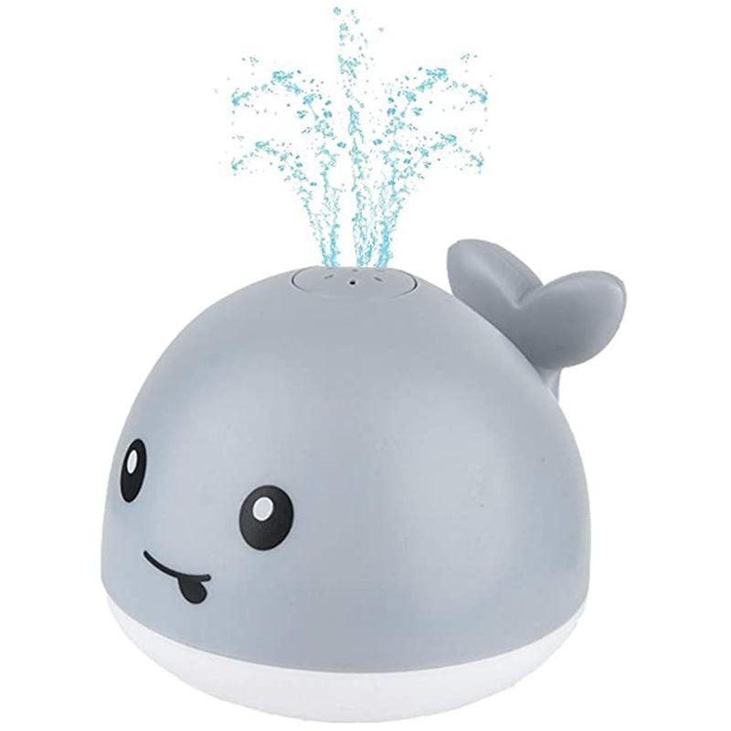 Light-up whale bath toy