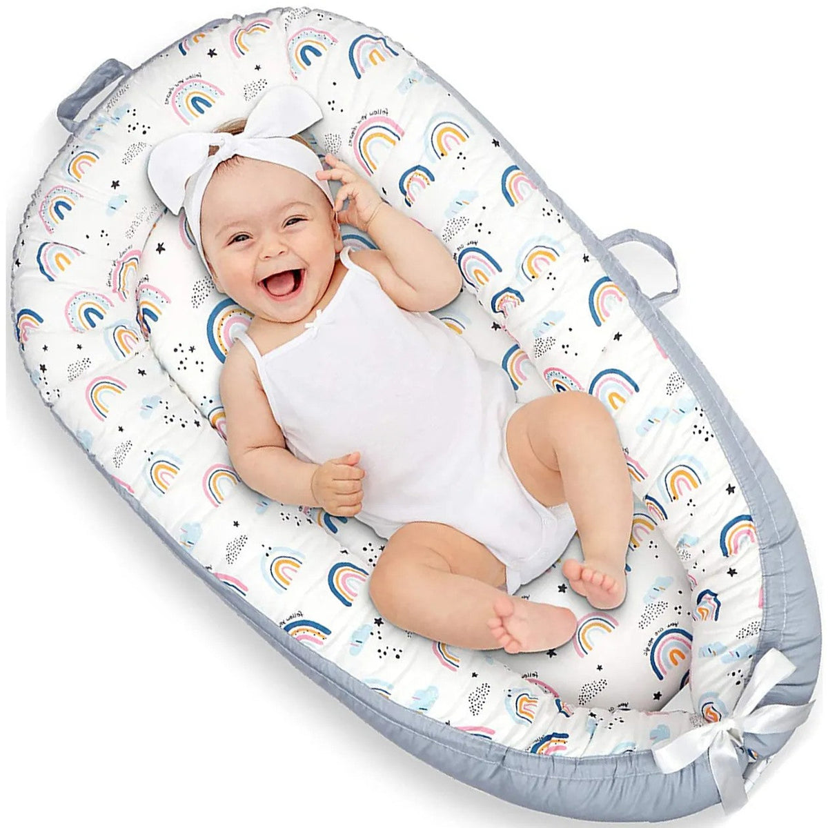 Réducteur de Lit Bébé avec Oreiller