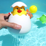 Giocattolo da Bagno a Forma di Uovo per Neonati con Motivi Adorabili