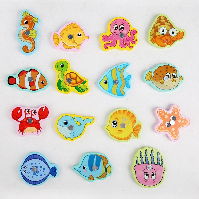 Jouets de Pêche aux poissons magnétiques Montessori
