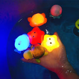 Jouet de bain lumineux en forme d'animaux marins