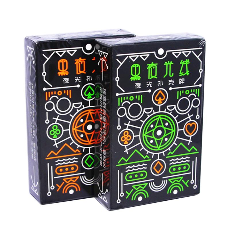 Jeu de Cartes Fluorescentes