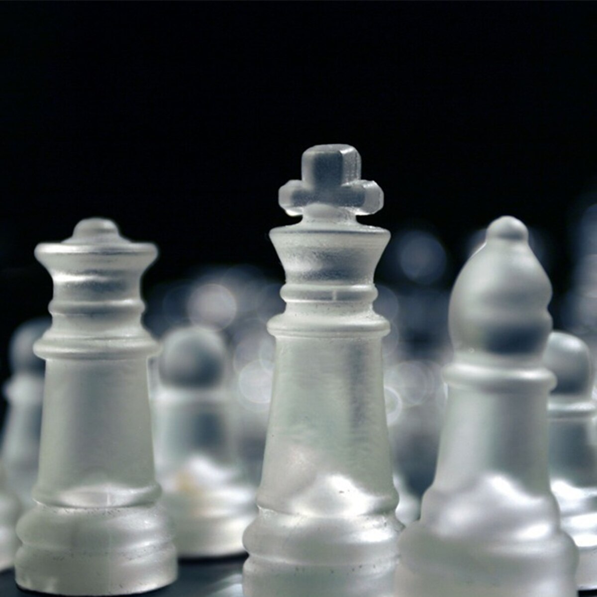 Jeu d'Échecs en Verre