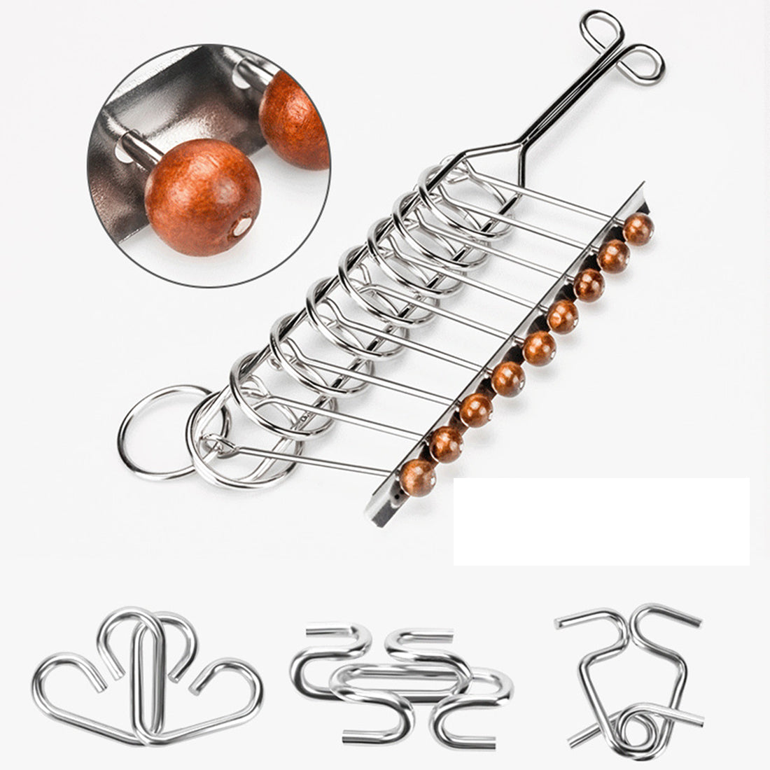 Coffret Casse-tête 20 pièces en Métal