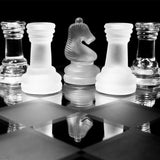 Jeu d'Échecs en Verre