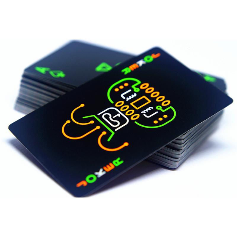 Jeu de Cartes Fluorescentes