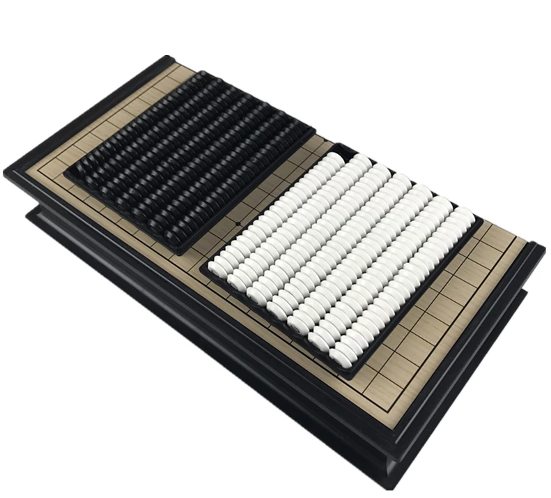 Jeu de Go magnétique pliable – Plateau 19x19 de voyage
