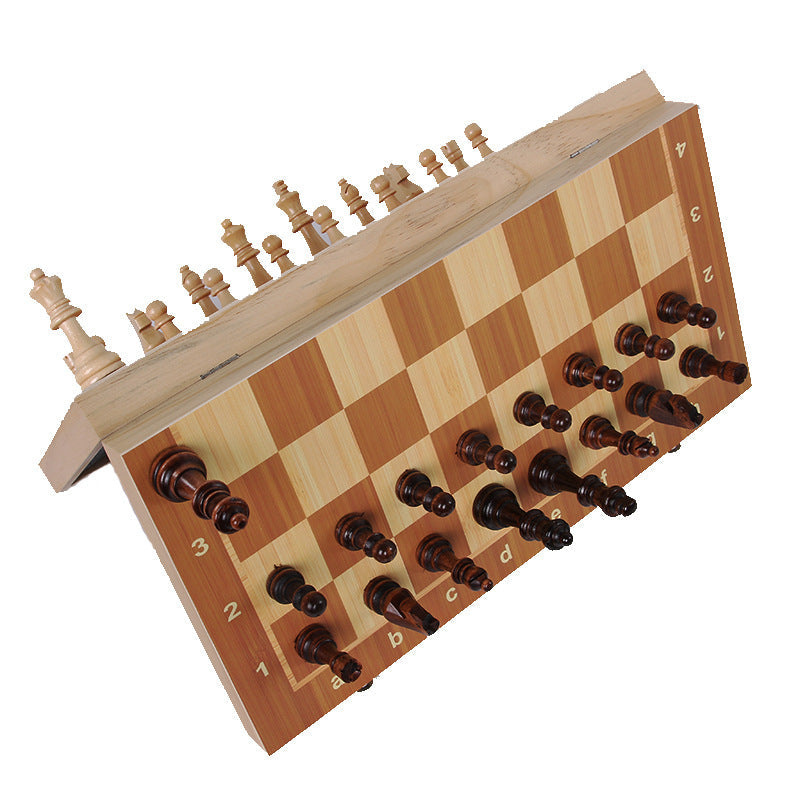 Jeu d'Échecs Magnétique en Bois