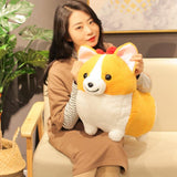 Adorabile peluche cane Corgi per bambini