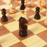 Jeu d'Échecs Magnétique en Bois