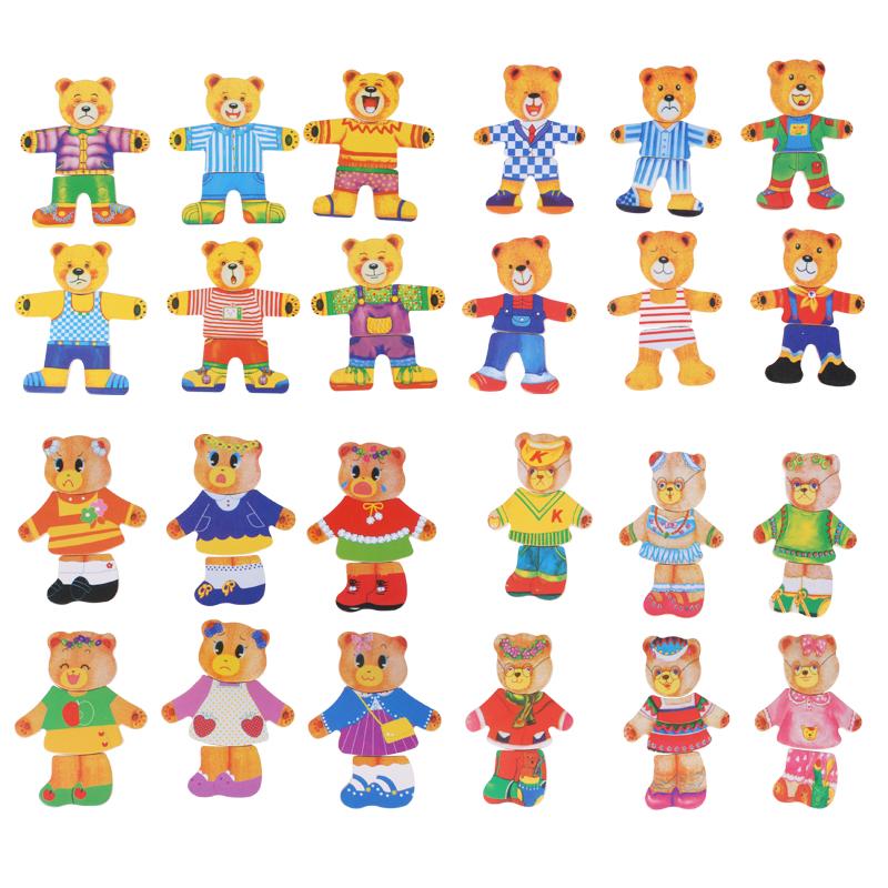 Puzzle Famiglia Orso da Vestire