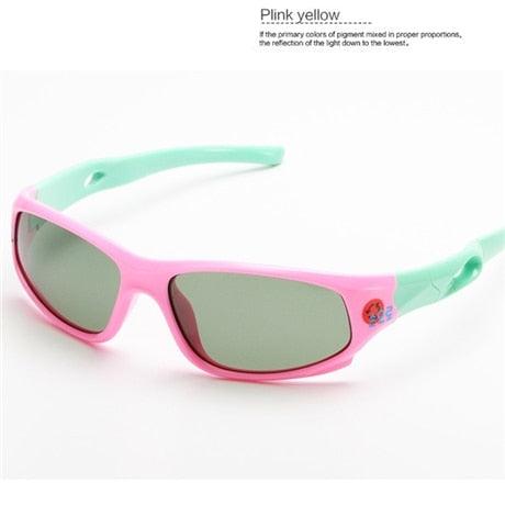 Lunettes de soleil bicolores polarisées pour enfants