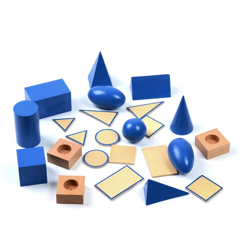 Boite de géométrie Montessori