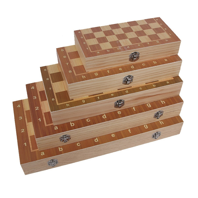 Jeu d'Échecs Magnétique en Bois