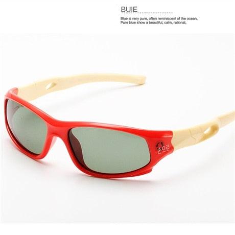 Lunettes de soleil bicolores polarisées pour enfants