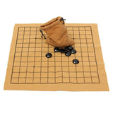 Jeu de Go avec Plateau en Daim – Élégant, Antidérapant et Facile à Transporter
