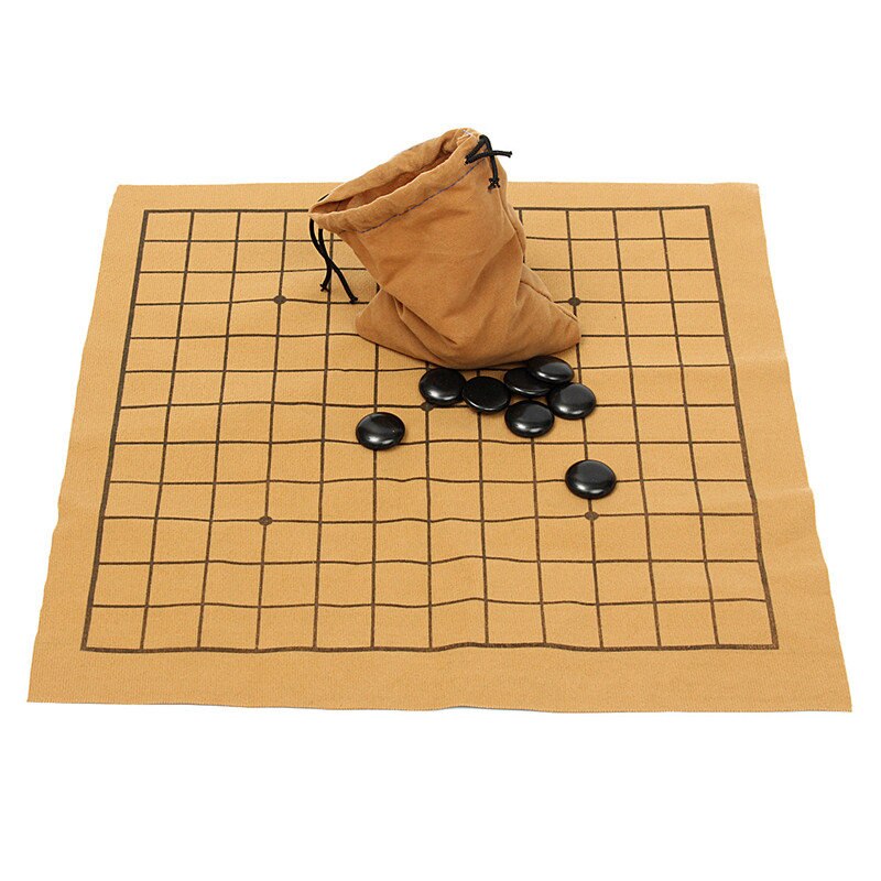Jeu de Go avec Plateau en Daim – Élégant, Antidérapant et Facile à Transporter