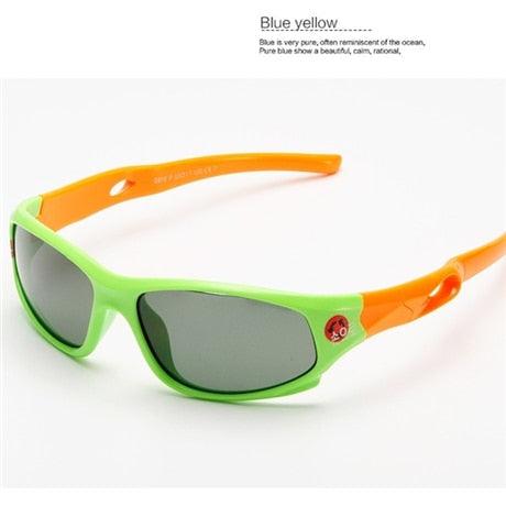 Lunettes de soleil bicolores polarisées pour enfants