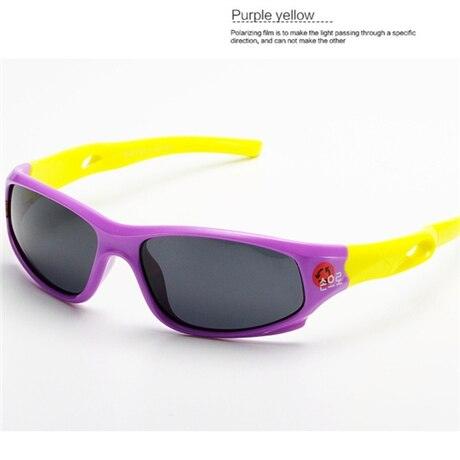 Lunettes de soleil bicolores polarisées pour enfants