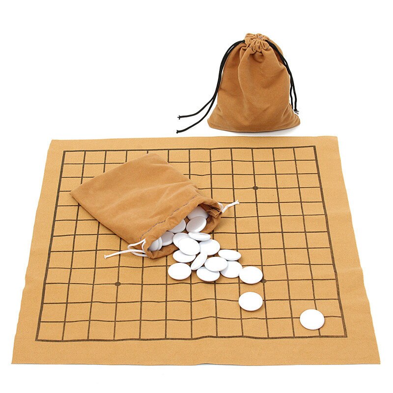 Jeu de Go avec Plateau en Daim – Élégant, Antidérapant et Facile à Transporter