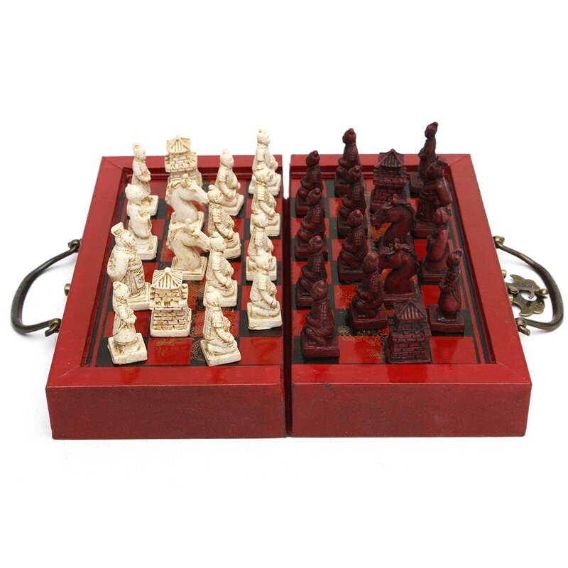 Jeu d'Échecs en Bois Artisanal