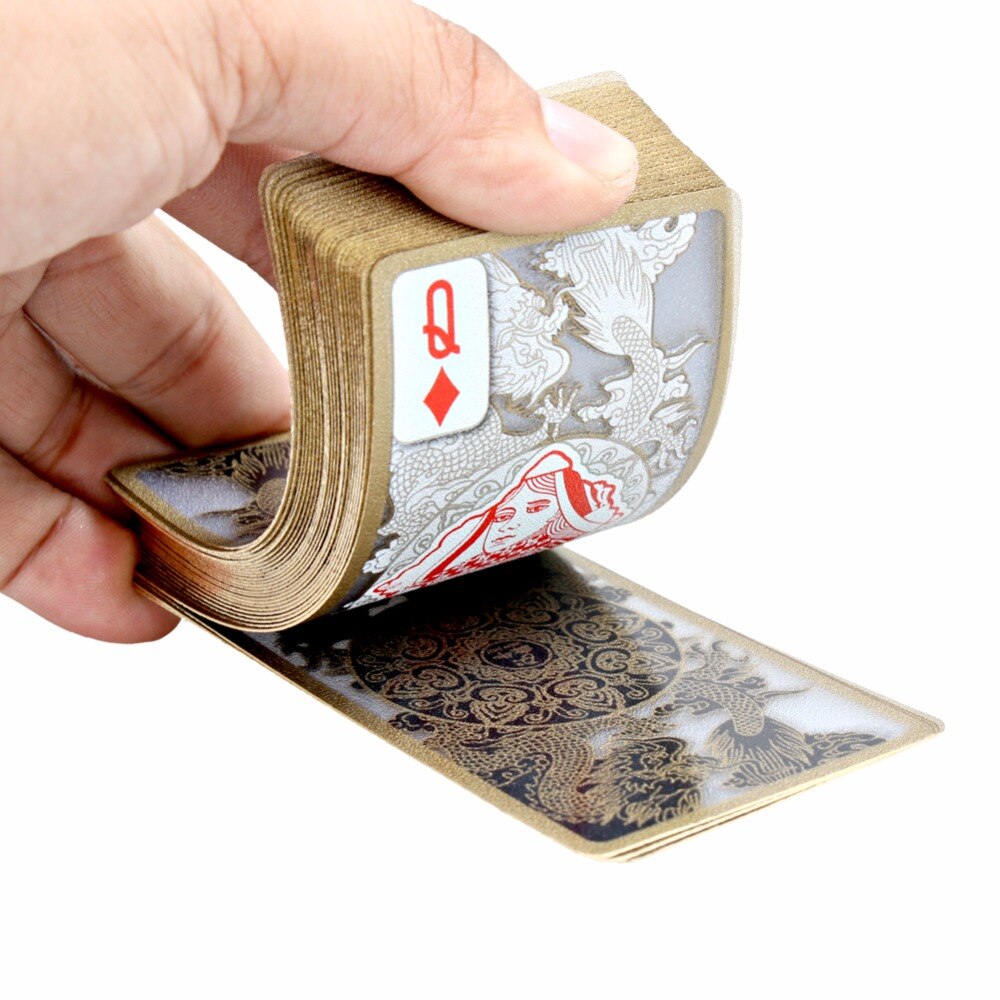 Jeu de Cartes Étanche et Semi-Transparente