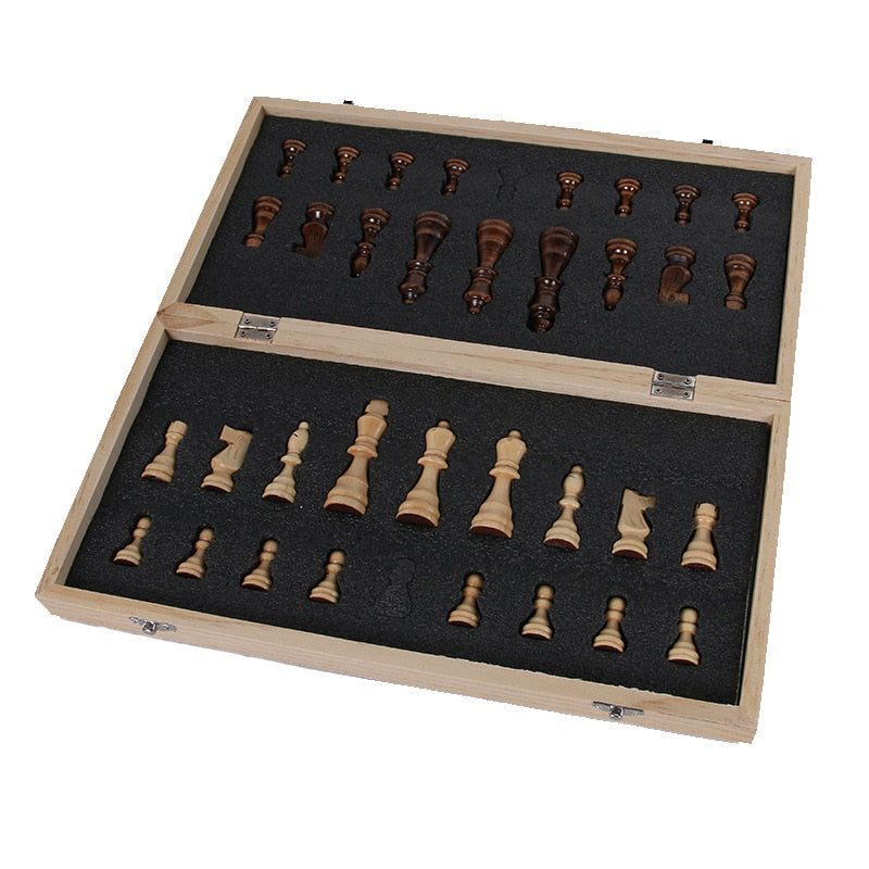 Jeu d'Échecs Magnétique en Bois