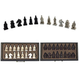 Jeu d'Échecs en Bois Sculpté