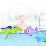 Jeu de bain en forme de crocodile pour bébé