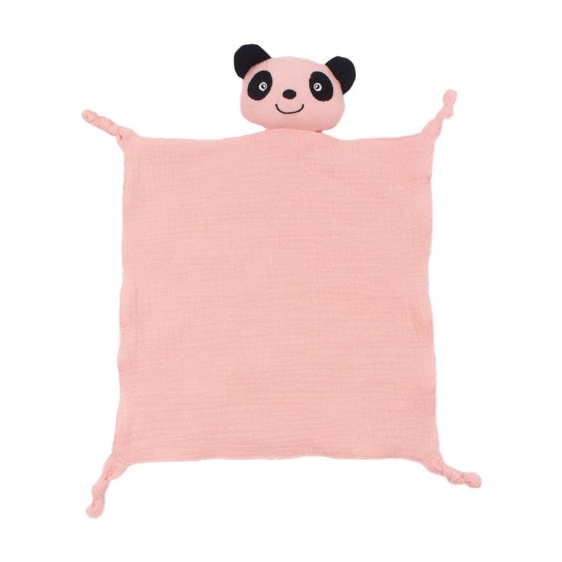Doudou panda in cotone per neonato