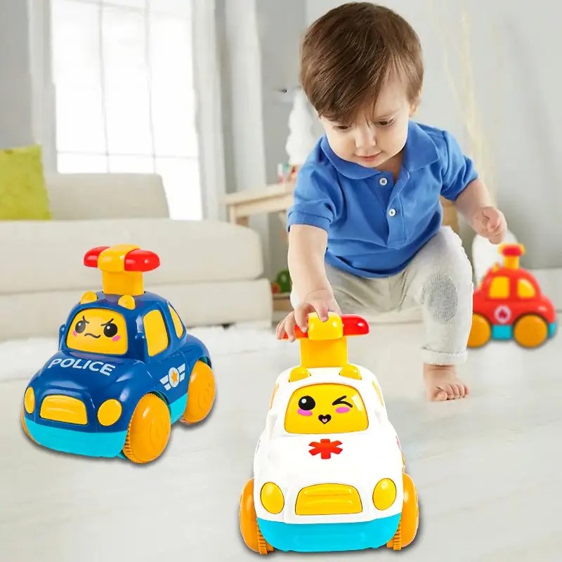 Set 3 Pezzi Macchinine per Neonati