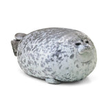 Coussin peluche phoque potelé – Happy ou Angry, plusieurs tailles