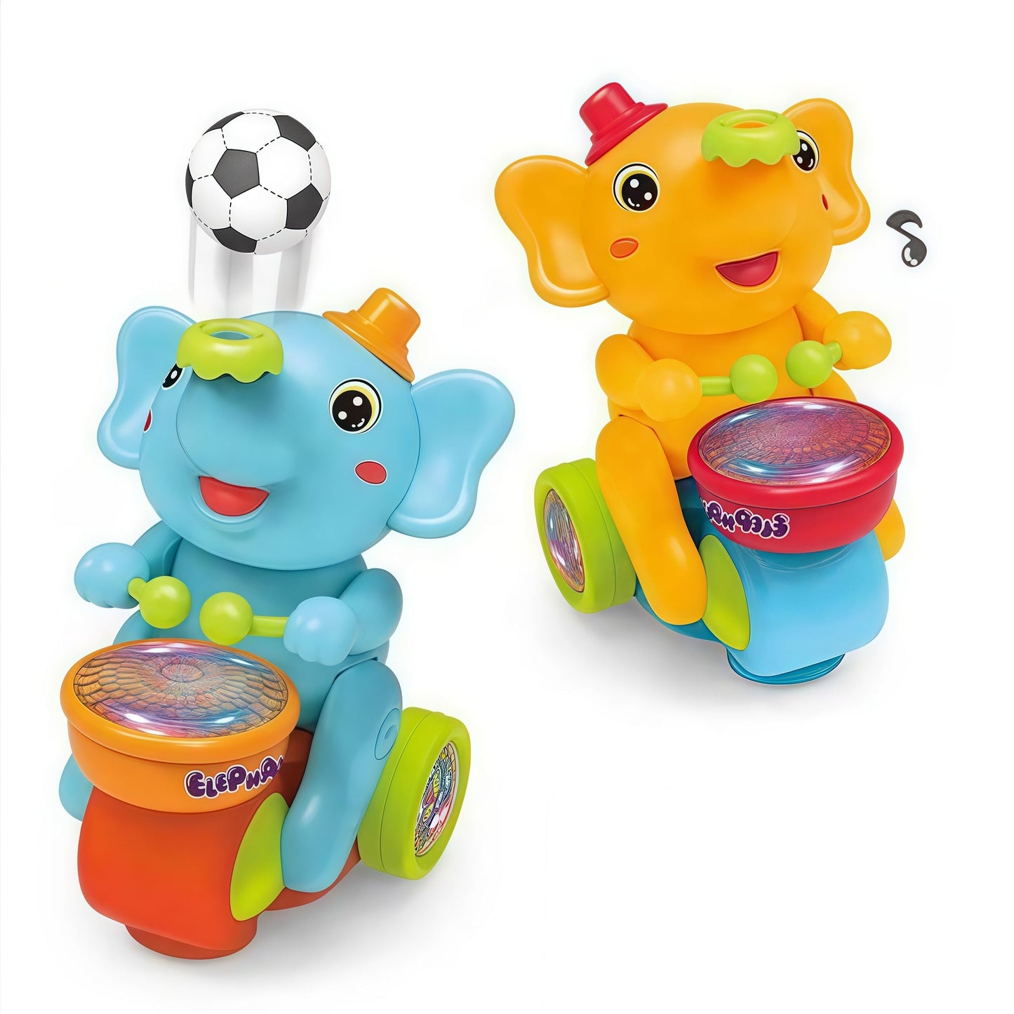 Giocattolo Elefante Musicale Spara Palline per Bambini